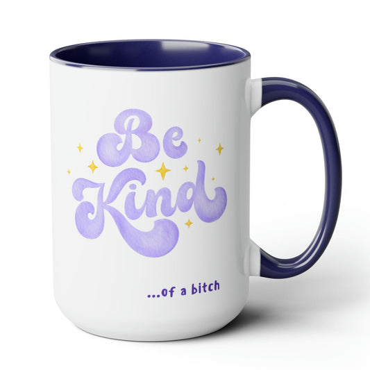 Be Kind Two-Tone Coffee Mug, 15oz