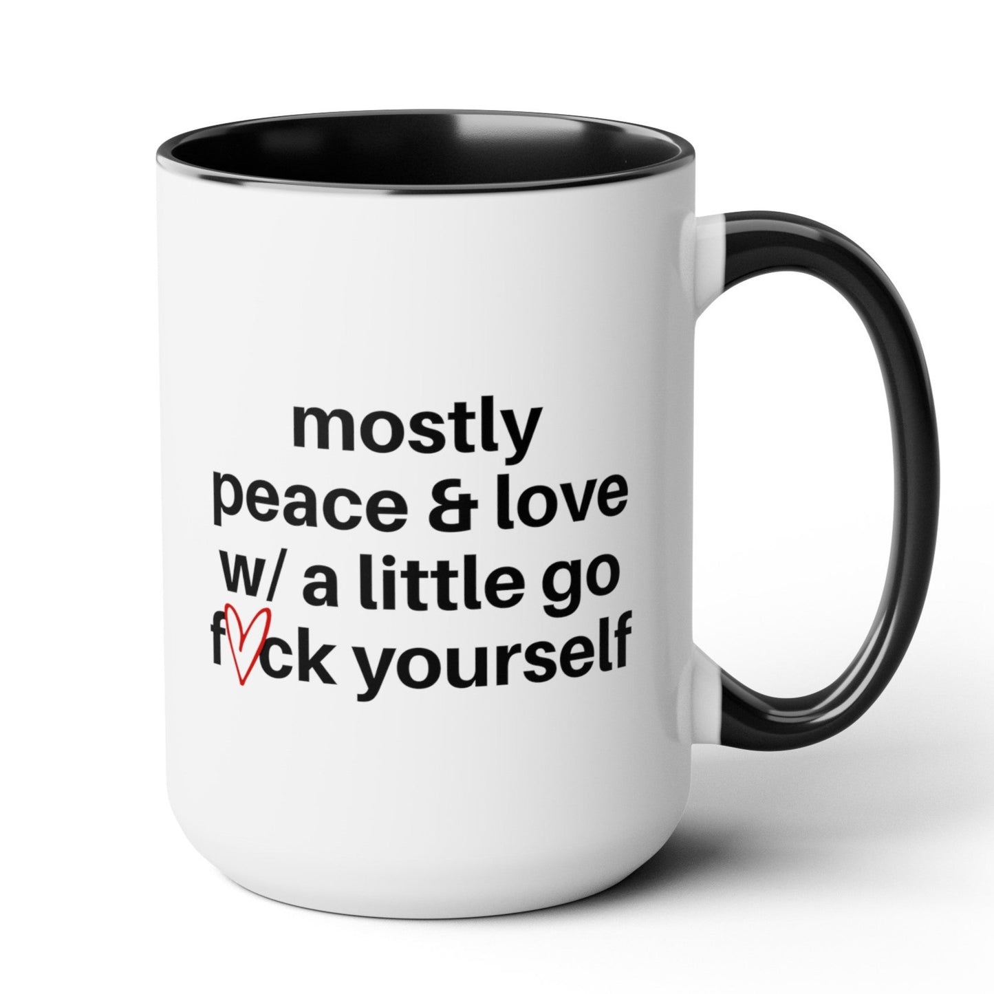 Peace and Love Mug